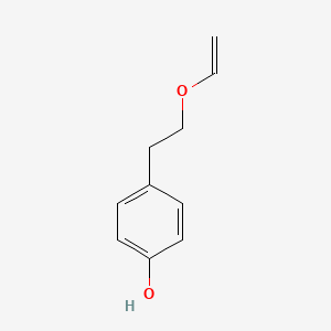 4-[2-(Ethenyloxy)ethyl]phenol