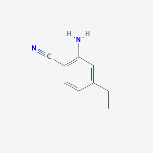 molecular formula C9H10N2 B8604534 2-Amino-4-ethylbenzonitrile 