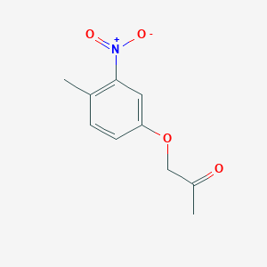 molecular formula C10H11NO4 B8604558 1-(4-Methyl-3-nitrophenoxy)propan-2-one CAS No. 61130-30-1