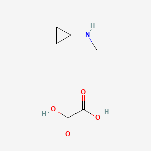 molecular formula C6H11NO4 B8604577 N-Methylcyclopropanamine oxalate 