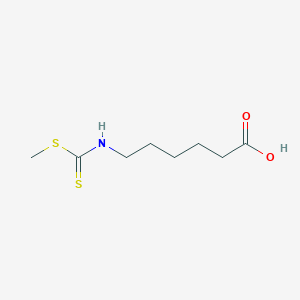 Methyl 5-carboxypentyldithiocarbamate