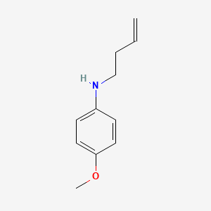 molecular formula C11H15NO B8604666 N-(3-Butenyl)-4-methoxyaniline 