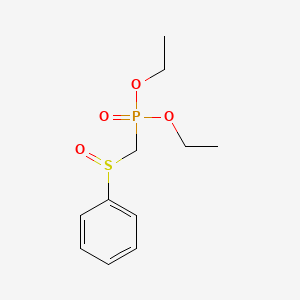 molecular formula C11H17O4PS B8604757 Diethoxyphosphoryl-methylsulfinyl-benzene CAS No. 50746-65-1