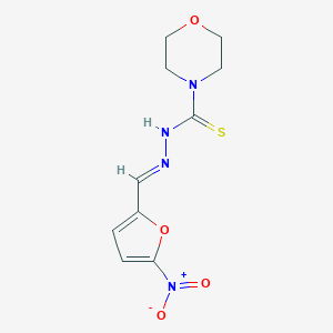 B086048 4-Morpholinecarbothioic acid, (5-nitrofurfurylidene)hydrazide CAS No. 14052-71-2