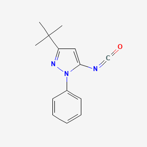 3-tert-Butyl-5-isocyanato-1-phenyl-1H-pyrazole