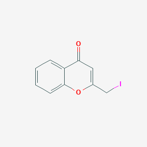 molecular formula C10H7IO2 B8604947 2-Iodomethyl-4-oxo-4H-chromene 