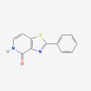 2-Phenyl-5h-thiazolo[4,5-c]pyridin-4-one