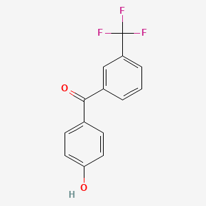 (4-Hydroxyphenyl)[3-(trifluoromethyl)phenyl]methanone