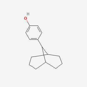 molecular formula C15H20O B8605065 4-(Bicyclo[3.3.1]nonan-9-yl)phenol CAS No. 656800-88-3
