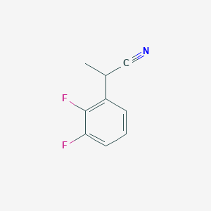 molecular formula C9H7F2N B8605301 2-(2,3-Difluorophenyl)propanenitrile 
