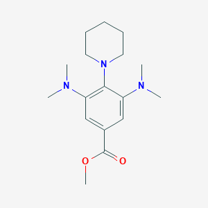 Methyl 3,5-bis(dimethylamino)-4-(piperidin-1-yl)benzoate