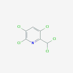 molecular formula C6H2Cl5N B8605469 3,5,6-Trichloro-2-(dichloromethyl)pyridine 