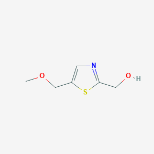 molecular formula C6H9NO2S B8605477 (5-(Methoxymethyl)thiazol-2-yl)methanol 