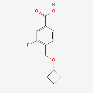 4-Cyclobutoxymethyl-3-fluorobenzoic Acid