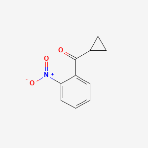 molecular formula C10H9NO3 B8605605 o-Nitrophenyl cyclopropyl ketone 