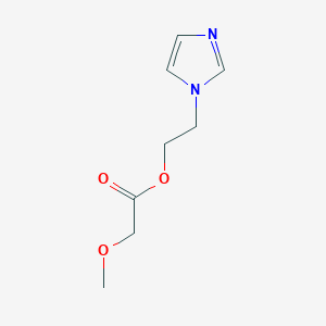 molecular formula C8H12N2O3 B8605640 2-(1H-imidazol-1-yl)ethyl methoxyacetate CAS No. 798571-49-0