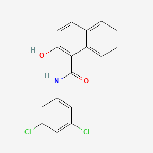 molecular formula C17H11Cl2NO2 B8605701 N-(3,5-Dichlorophenyl)-2-hydroxy-1-naphthamide CAS No. 63245-19-2