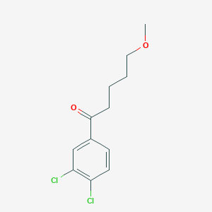 1-(3,4-Dichlorophenyl)-5-methoxypentan-1-one