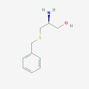 molecular formula C10H15NOS B8605765 (1S)-1-(Benzylthiomethyl)-2-hydroxyethylamine 