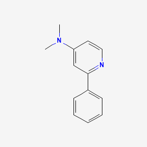molecular formula C13H14N2 B8605788 2-Phenyl-4-dimethylaminopyridine 