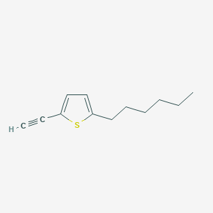 molecular formula C12H16S B8605827 2-Ethynyl-5-hexylthiophene 