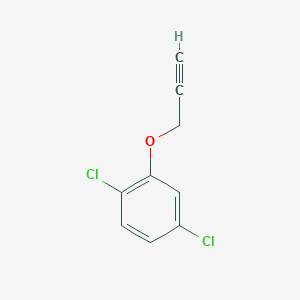molecular formula C9H6Cl2O B8605904 1,4-Dichloro-2-(2-propynyloxy)benzene 