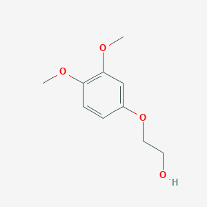 molecular formula C10H14O4 B8606128 2-(3,4-Dimethoxyphenoxy)ethanol CAS No. 61711-86-2