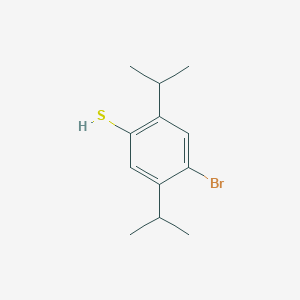molecular formula C12H17BrS B8606139 4-Bromo-2,5-diisopropylbenzenethiol CAS No. 56723-18-3