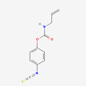 molecular formula C11H10N2O2S B8606189 4-Isothiocyanatophenyl prop-2-en-1-ylcarbamate CAS No. 62097-87-4