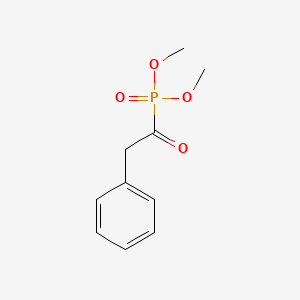 molecular formula C10H13O4P B8606241 Dimethyl phenylacetylphosphonate CAS No. 51463-66-2
