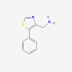 C-(5-Phenyl-thiazol-4-yl)-methylamine