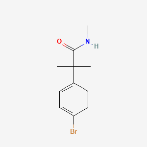 2-(4-Bromo-phenyl)-N-methyl-isobutyramide