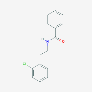 molecular formula C15H14ClNO B8606355 N-[2-(2-Chlorophenyl)ethyl]benzamide CAS No. 76518-43-9