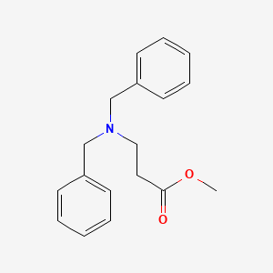 molecular formula C18H21NO2 B8606482 3-(Dibenzylamino)propanoic acid methyl ester 