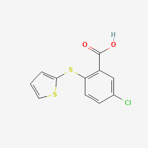 5-Chloro-2-(2-thienylthio)-benzoic acid