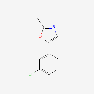 5-(3-Chloro-phenyl)-2-methyl-oxazole