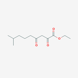 molecular formula C12H20O4 B8606833 8-methyl-2,4-dioxoNonanoic acid ethyl ester 