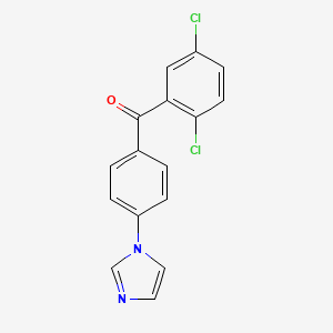 (2,5-Dichlorophenyl)[4-(1H-imidazol-1-yl)phenyl]methanone
