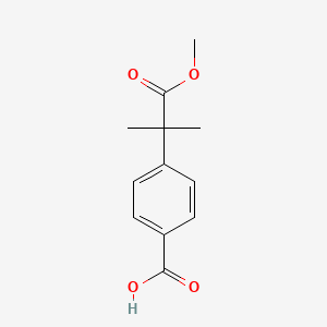 4-(1-Methoxycarbonyl-1-methyl-ethyl)-benzoic acid