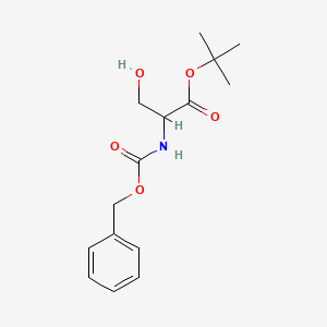 molecular formula C15H21NO5 B8606882 2-Benzyloxycarbonylamino-3-hydroxy-propionic acid tert-butyl ester 