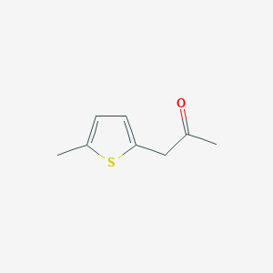 molecular formula C8H10OS B8606927 1-(5-Methyl-2-thienyl)-2-propanone CAS No. 34668-32-1