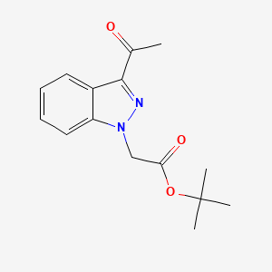 tert-butyl 2-(3-acetyl-1H-indazol-1-yl)acetate