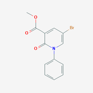 Methyl 5-bromo-2-oxo-1-phenyl-1,2-dihydropyridine-3-carboxylate