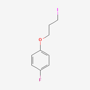 molecular formula C9H10FIO B8607128 1-Fluoro-4-(3-iodopropoxy)benzene 