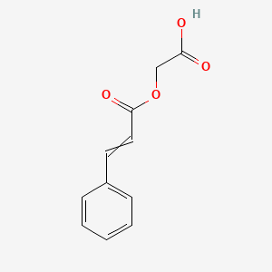 B8607157 [(3-Phenylacryloyl)oxy]acetic acid CAS No. 55435-46-6
