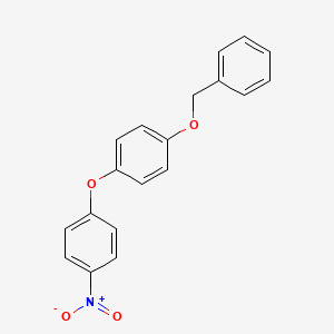 molecular formula C19H15NO4 B8607222 4-(4-Benzyloxyphenoxy)-1-nitrobenzene 