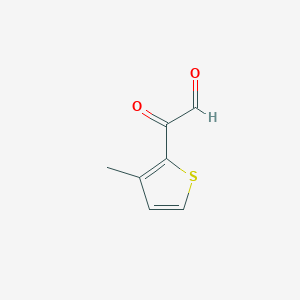 3-Methyl-alpha-oxo-2-thiopheneacetaldehyde