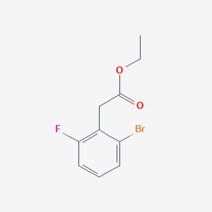 molecular formula C10H10BrFO2 B8607606 Ethyl 2-(2-bromo-6-fluorophenyl)acetate CAS No. 936693-23-1