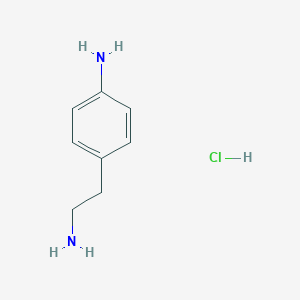 molecular formula C8H12N2·HCl B086077 2-(4-氨基苯基)乙胺二盐酸盐 CAS No. 13078-82-5
