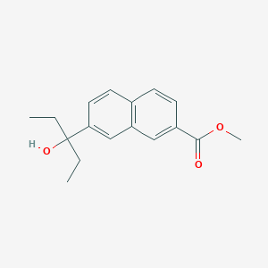7-(1-Ethyl-1-hydroxypropyl)naphthalene-2-carboxylic acid methyl ester